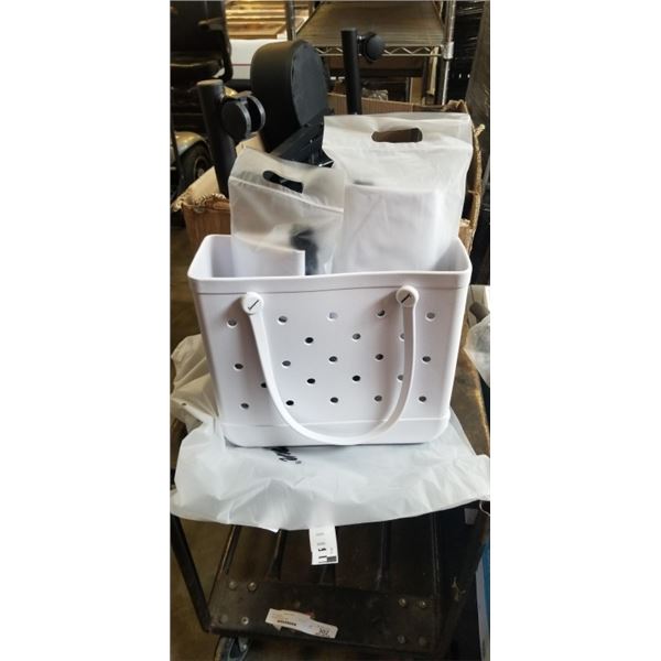 NEW JOURNEY CARRY ALL TOTE, AND 2 NEW BIGFOOT WATERPROOF BAGS