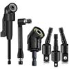 Image 1 : 6PCS RIGHT ANGLE DRILL ATTACHMENT SET, INCLUDING 3 360° ROTATABLE 1/4 3/8 1/2" IMPACT GRADE SOCKET A