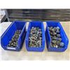Image 1 : 3 BINS OF NUTS AND BOLTS