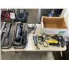 Image 1 : CRAFTSMAN RECIPROCATING SAW WITH BOX OF POWER TOOLS