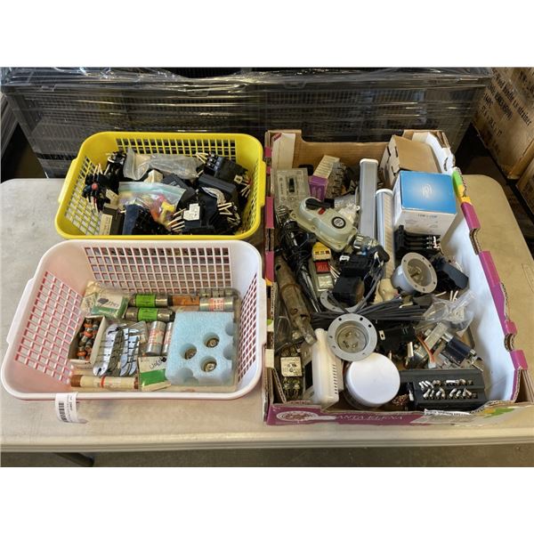 INDUSTRIAL ELECTRICAL ITEMS, FUSES, CONTACTORS, SWITCHES, PLUGS ETC.