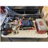 Image 1 : ASSORTED TOOLS AND SHOP SUPPLIES, TOOL BOX OF HARDWARE ETC