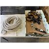 Image 1 : 50FT ROPE WITH 2" STRAPS WITH HOOK UP LOCKS