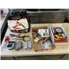 Image 1 : 2 TRAYS OF AUTOMOTIVE ITEMS AND NEW TIRE CHAINS