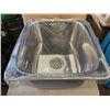 Image 2 : KINDRED STEEL DROP IN LAUNDRY SINK, NEVER INSTALLED, 20-1/4 X 18 INCH