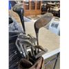 Image 2 : VINTAGE GOLF CLUBS AND BAG