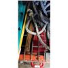 Image 2 : AXE, CROWBAR, TWO SQUARES AND 3/8 IN ROPE