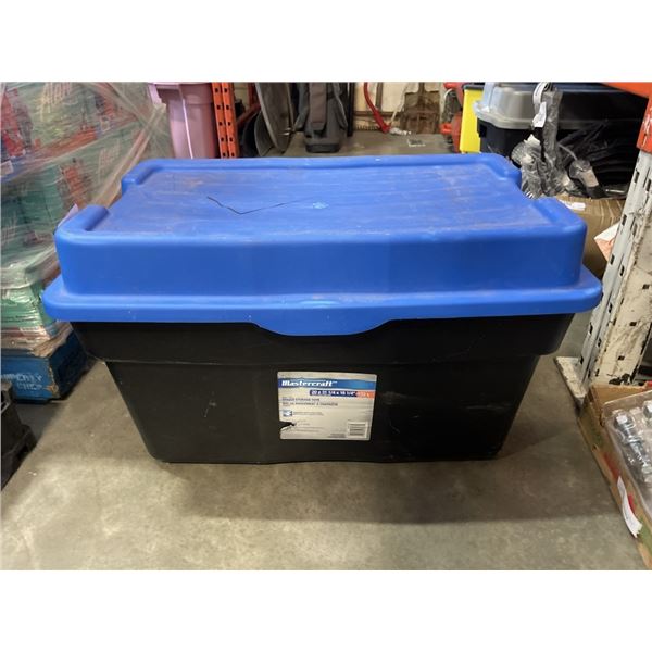 TOTE OF ASSORTED POWER TOOLS INCLUDING JOBATE GRINDER, RECIP SAW AND MORE