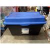 Image 1 : TOTE OF ASSORTED POWER TOOLS INCLUDING JOBATE GRINDER, RECIP SAW AND MORE