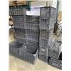 Image 1 : APPROXIMATELY 30 BLACK AND WHITE CRATES