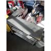 Image 2 : THREE TIER STAINLESS STEEL CORNER TABLE, 42" X 34" X 36" TALL