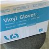 Image 2 : CASE OF NEW VINYL GLOVES SIZE MEDIUM 1000CT