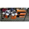 Image 1 : 4 NEW PAIRS OF SPARX CONVERSE STYLE SHOES, IN BOX WITH CARRY BAG, SIZE UK 37 AND 40