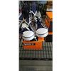 Image 3 : 4 NEW PAIRS OF SPARX CONVERSE STYLE SHOES, IN BOX WITH CARRY BAG, SIZE UK 37 AND 40
