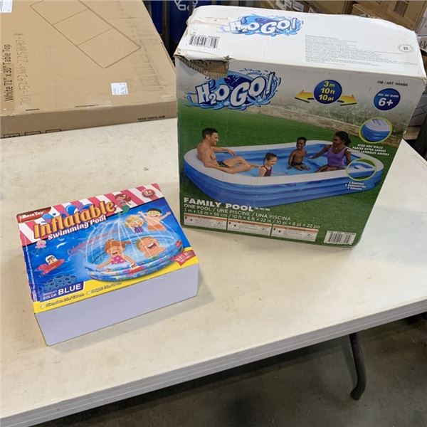 2 NEW INFLATABLE SWIMMING POOLS