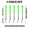 Image 2 : FISHING BAIT INDICATOR, 5PCS SET, FISHING ROD TIP LIGHT, NIGHT FISHING LIGHT, FISHING GLOW STICK ALA
