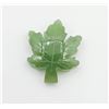 Image 3 : NATURAL CANADIAN JADE MAPLE LEAF, RETAIL $40.00
