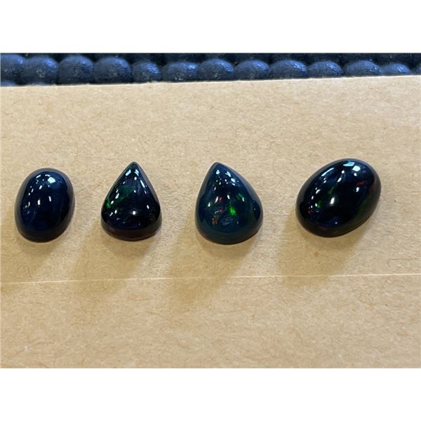 6.7 CT CERTIFIED BLACK OPAL GEMSTONE PARCEL ($11,725 APPRAISAL)