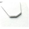 Image 3 : STERLING SILVER NATURAL DIAMOND (0.10CT) NECKLACE, W/A $300.00. DIAMOND IS THE BIRTHSTONE FOR APRIL.