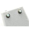 Image 1 : STERLING SILVER OPAL (1.62CT) EARRINGS, W/A $425.00. OPAL IS THE BIRTHSTONE FOR OCTOBER