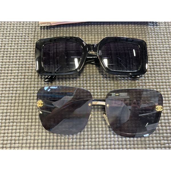 2 PAIRS OF LADIES SUNGLASSES, CHANEL AND DESPADA