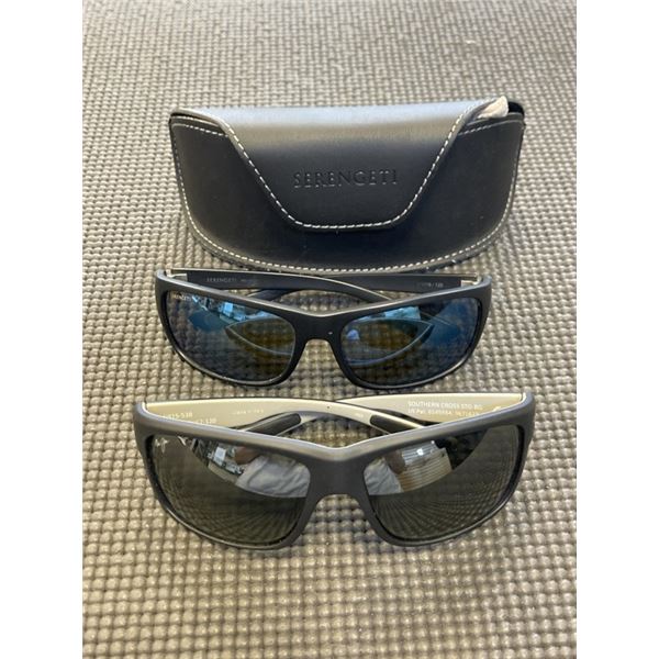 MAUI JIM AND SERENGETTI SUNGLASSES