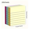 Image 2 : WATERPROOF WRITABLE WHITEBOARD TAGS WITH COLORED BORDERS,200 SHEETS MULTICOLOR LINED STICKY NOTES - 