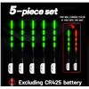 Image 2 : FISHING BAIT INDICATOR, 5PCS SET, FISHING ROD TIP LIGHT AND 175 PC FISHING CONNECTOR SET