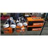 Image 1 : 4 NEW PAIRS OF SPARX CONVERSE STYLE SHOES, IN BOX WITH CARRY BAG, SIZE UK 38 AND 39