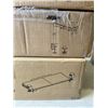 Image 3 : 2 VIVO DUAL MONITOR DESK MOUNTS, SINGLE MONITOR DESK MOUNT, AND KEYBAORD TRAY