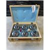 Image 1 : NEW WOOD CASED BOCCE BALL SET