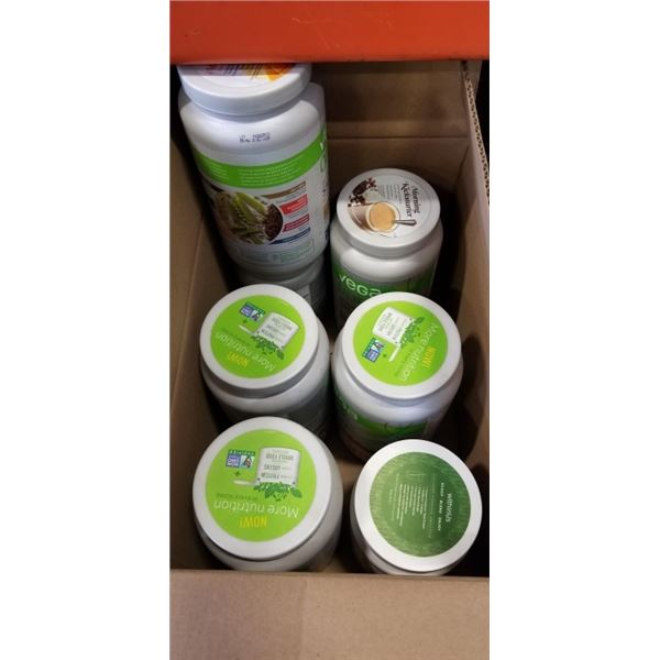 BOX OF SEVEN VEGA ONE PROTEIN SHAKE POWDER, PAST BEST BEFORE 2020