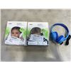 Image 1 : BELKIN SOUNDFORM ADAPT WIRELESS OVER EAR HEADSET AND 2 MINI HEADPHONES FOR KIDS