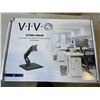 Image 2 : VIVO DUAL ADJUSTABLE MONITOR MOUNT, SINGLE MONITOR ADJUSTABLE MOUNT AND SINGLE MONITOR DESK STAND