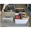 Image 1 : VINTAGE LUNCHKIT AND BOX OF COLLECTOR TINS