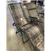 Image 2 : 2 ZERO GRAVITY PATIO LOUNGE CHAIRS