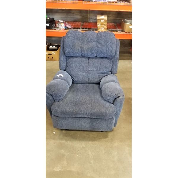 BLUE RECLINER