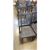 Image 2 : FOUR BLACK MATCHING DINING CHAIRS