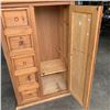 Image 2 : MEXICAN STYLE WARDROBE DRESSER WITH 5 DRAWERS AND CUPBOARD