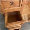 Image 8 : MEXICAN STYLE WARDROBE DRESSER WITH 5 DRAWERS AND CUPBOARD