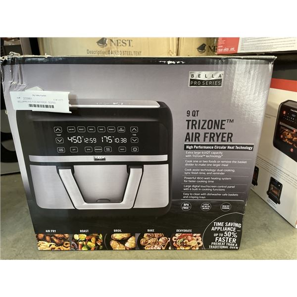 BELLAPRO 8.5L FLEX AIR FRYER - TESTED WORKING, RETAIL $349