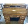 Image 1 : OAK ROLL TOP DESK