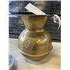 Image 2 : BRASS SPITOON AND METAL ASHTRAY
