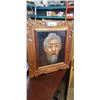 Image 1 : ANTIQUE WOOD FRAMED OIL ON CANVAS PORTRAIT