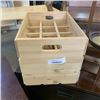 Image 3 : ANTIQUE FOLDING STAND WITH WOODEN CRATE