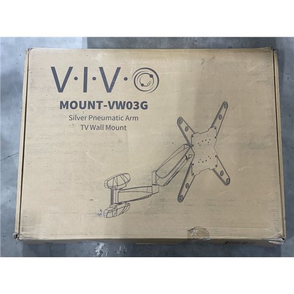 VIVO PREMIUM SILVER PNEUMTAIC ARM FULL MOTION TV WALL MOUNT