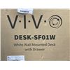Image 3 : VIVO WALL MOUNTED DESK WITH DRAWER