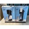 Image 1 : 2 SODA STREAM ART CARBONATED DRINK MACHINES, TOTAL RETAIL $298