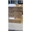 Image 1 : 2 VIVO DUAL MONITOR DESK MOUNTS, SINGLE MONITOR DESK MOUNT, AND KEYBAORD TRAY