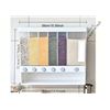 Image 2 : FOOD STORAGE CONTAINER - SPACIOUS SQUARE PLASTIC ORGANIZER WITH FLIP-TOP LID & CLEAR COMPARTMENTS FO